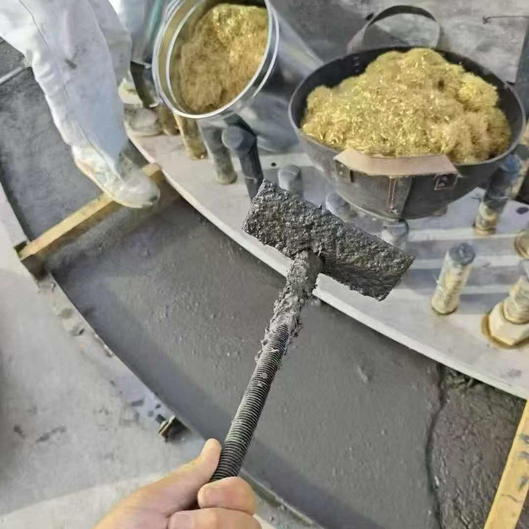 海口C120钢纤维高强无收灌浆料 轧机压缩机汽轮机发电机锻压设备底座灌浆材料